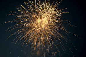 Feuerwerk Corporate Event 2023 Großfeuerwerk über Münster anlässlich eines Firmenevents
