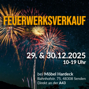 Silvester Verkauf 2025 Feuerwerk Münster